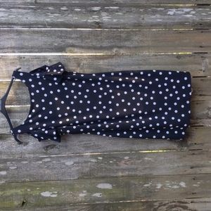 Black with white polka dot dress.  Frank Lyman size 10.